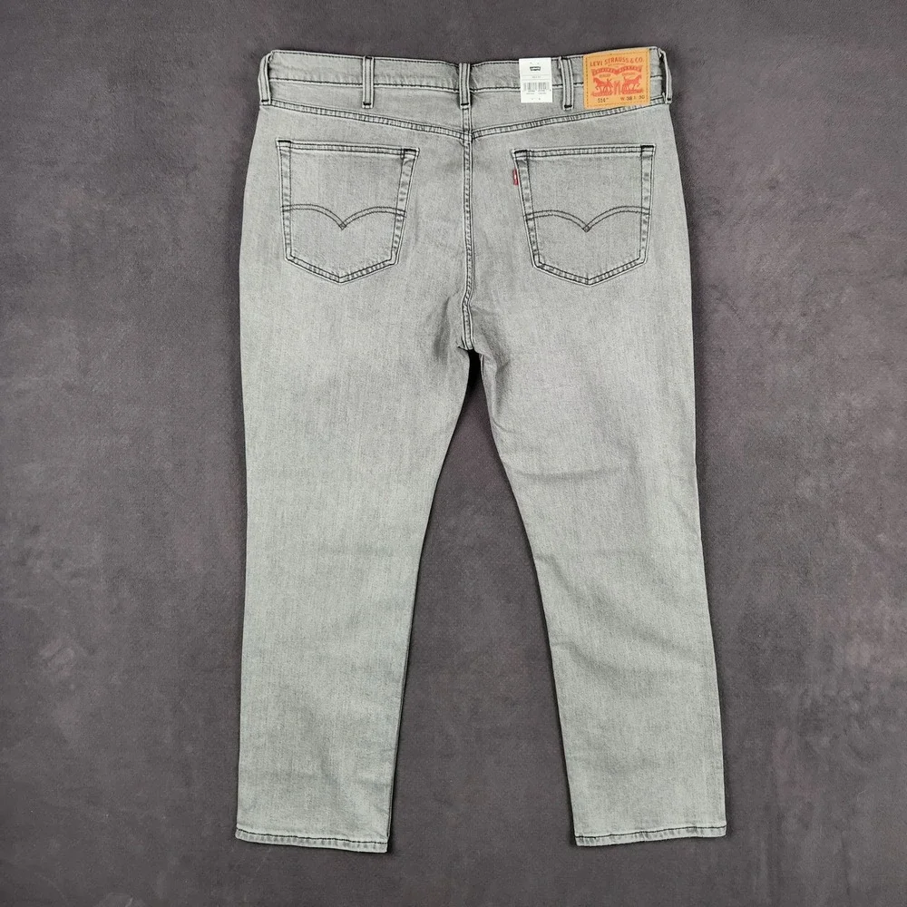 Levis 514 Straight Jeans‎ Mens 38x30 Clouded Grey Mist Flex Eco Performance NEW